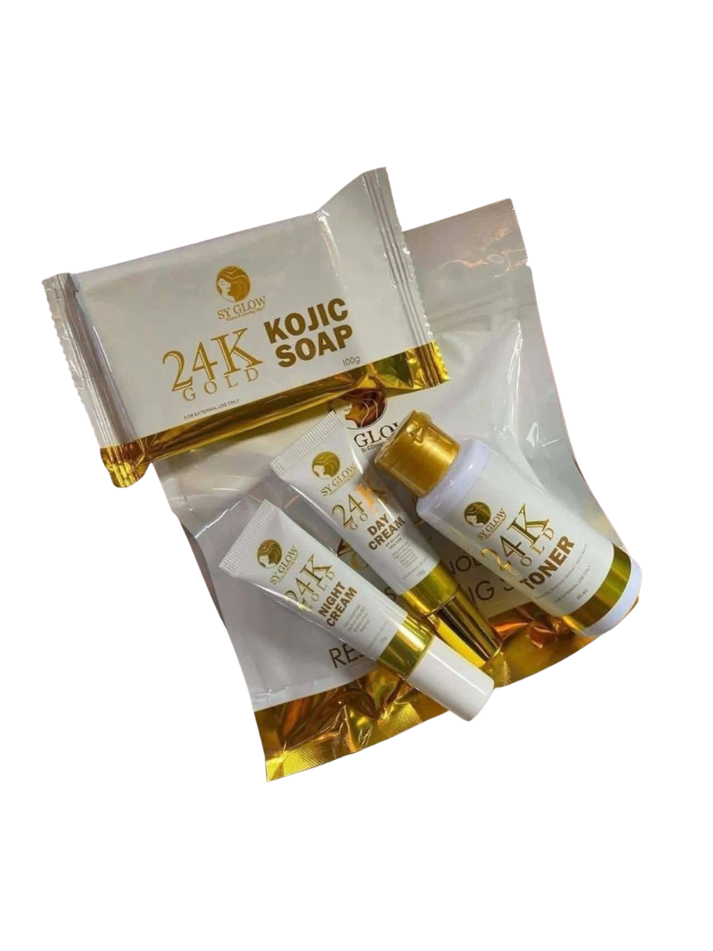 SY Glow 24K Gold Rejuvenating 4in1 Facial Set