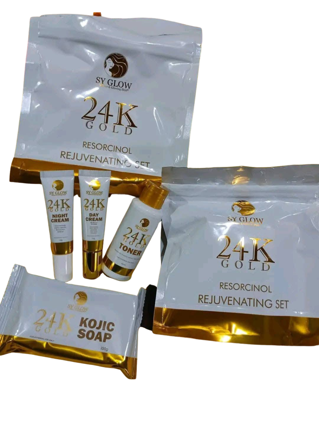 SY Glow 24K Gold Rejuvenating 4in1 Facial Set