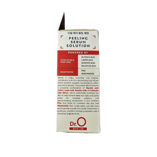 Dr.O Skin Lab Peeling Serum Solution – Box with Bottle – Debsline.co