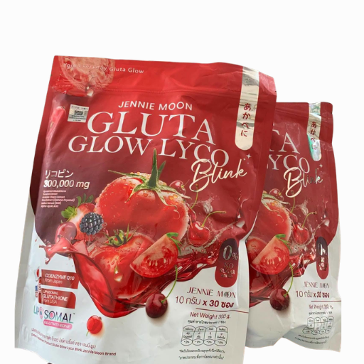 Jennie Moon Gluta Glow Lyco powdered drink supplement pouch