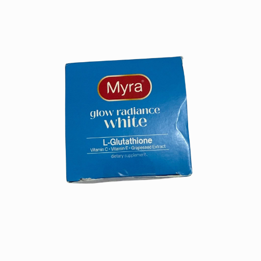 Myra Glow Radiance White 30 capsules bottle and box