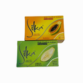 Silka Papaya and Green Papaya whitening herbal soap bundle