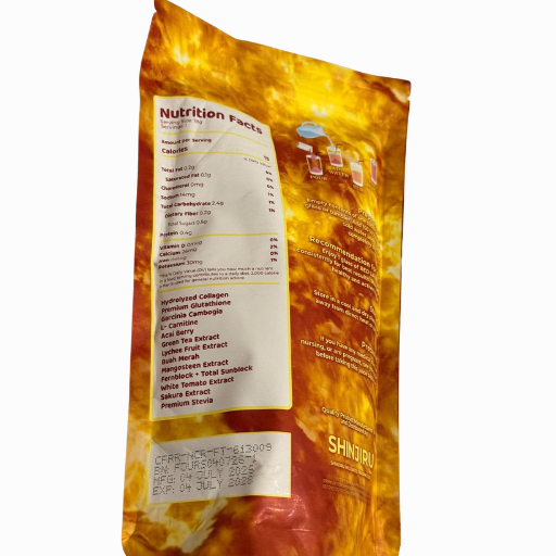 ShinJiru Red Lava fruit drink supplement pouch