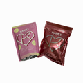 Back of KAMMI Love Bar soap pouch packaging