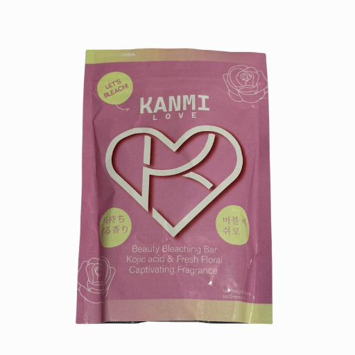 KAMMI Love Bar heart-shaped soap pack and pouch