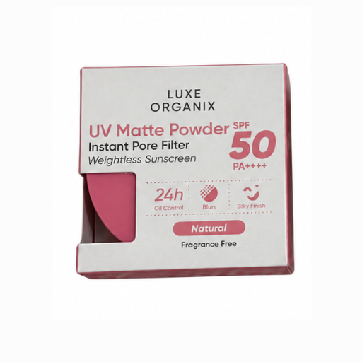 Luxe Organix UV Matte Powder SPF50 PA++++ Natural shade