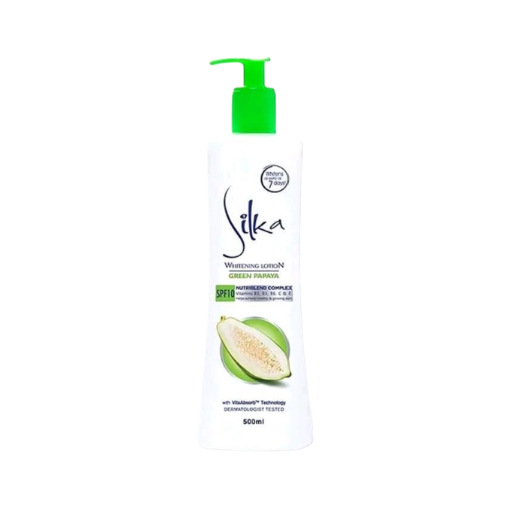 SILKA Radiance Lotion Green or Orange Papaya  500ml - Vitamin Complex