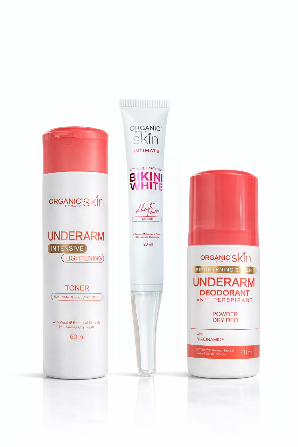 Organic Skin Radiance Care for Underarm & Intimate Areas