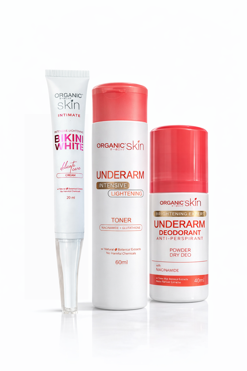 Organic Skin Radiance Care for Underarm & Intimate Areas