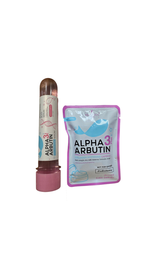 Precious Skin ALPHA ARBUTIN Whitening Plus PULVER Mischung für Körperlotion-Packung