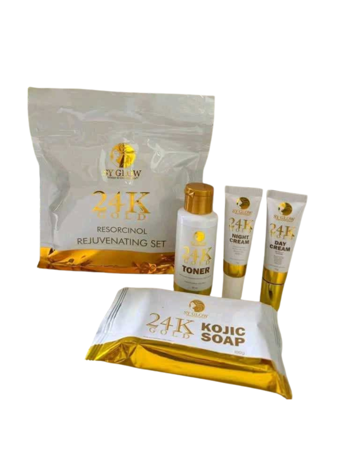 SY Glow 24K Gold Rejuvenating 4in1 Facial Set