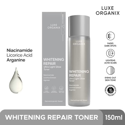 LUXE ORGANIX Whitening Repair Ultralight Glow With Niacinamide Facial care for Dark Spots