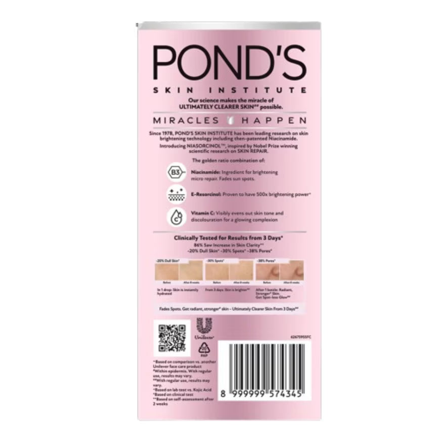 POND'S Bright Miracle Skincare – Day Cream 45g & Radiance Day Serum 30g