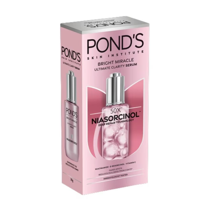 POND'S Bright Miracle Skincare – Day Cream 45g & Radiance Day Serum 30g