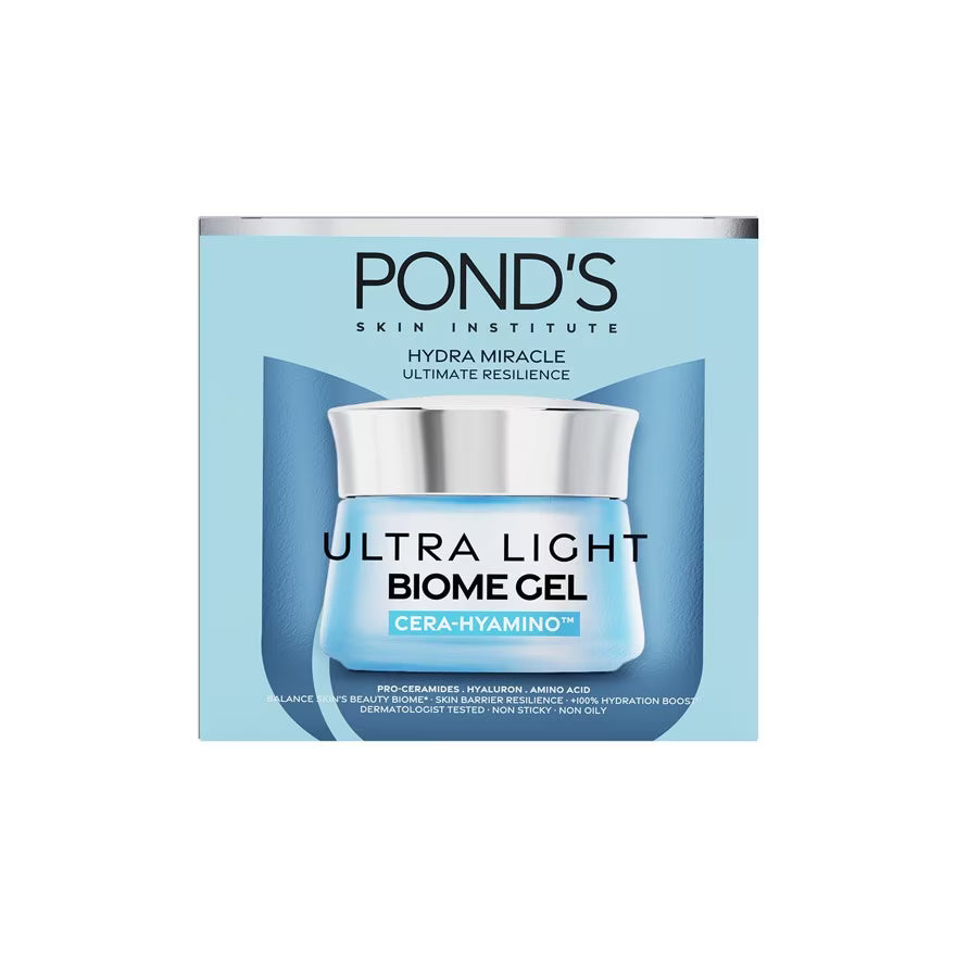 POND'S Hydra Miracle Skincare – Ultra Light Biome Gel Cream 45g & Serum 30ml