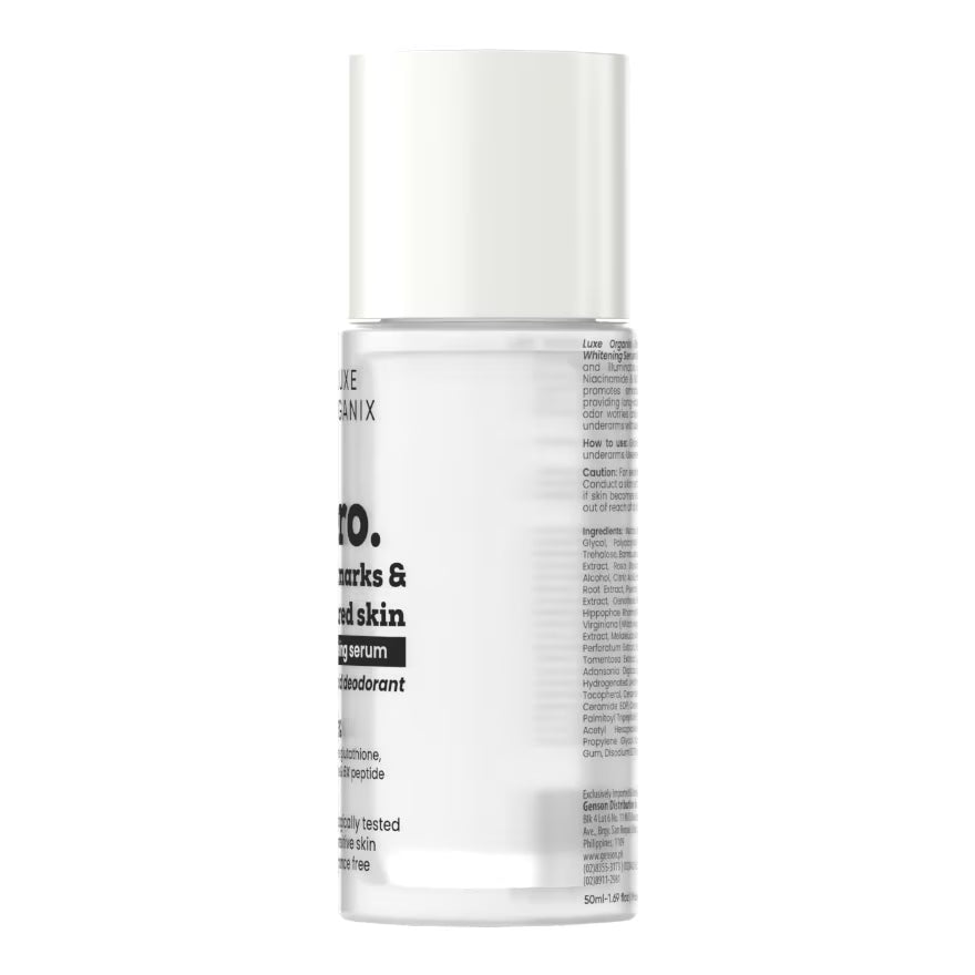 Deodorant spray bottle with label on a white background