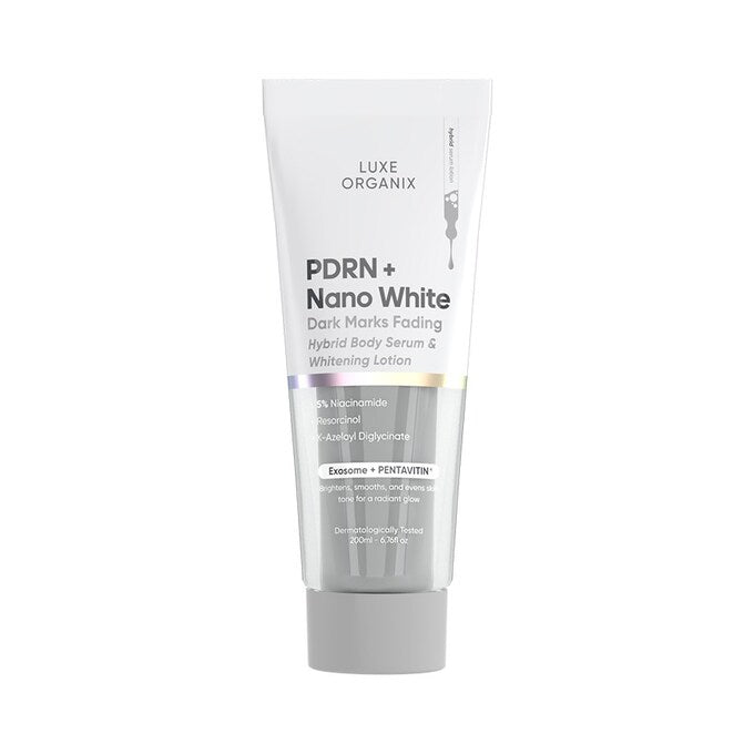 Luxe Organix PDRN Hybrid Body Serum Lotion 200ml – PDRN + Retinal or PDRN + Nano White