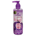 Purple bottle of A Bonne Feminine Wash on a white background