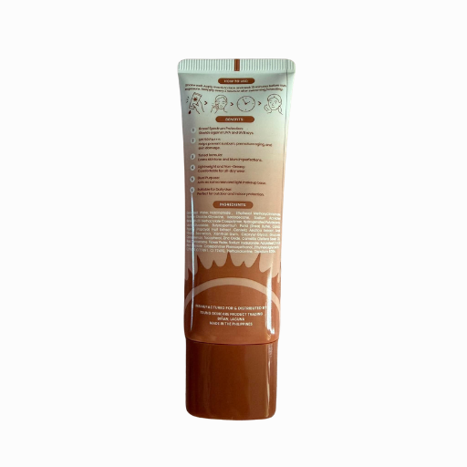 Ms Tsung Essentials Tinted Sunscreen SPF50 PA+++ – Lightweight Face Sunscreen with Niacinamide & Centella