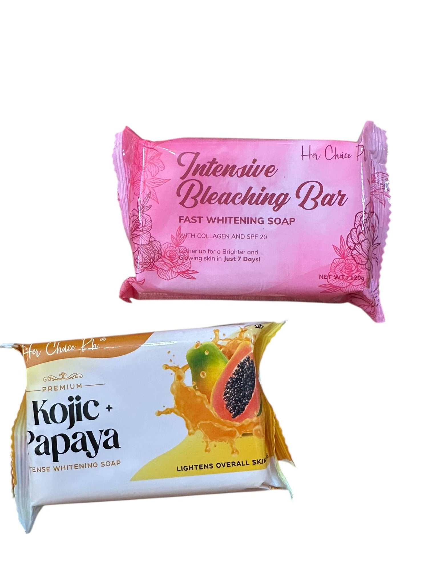 Her Choice PH Bleaching Bar Soap Body Care 135g Exfoliate whitening-Debsline.co