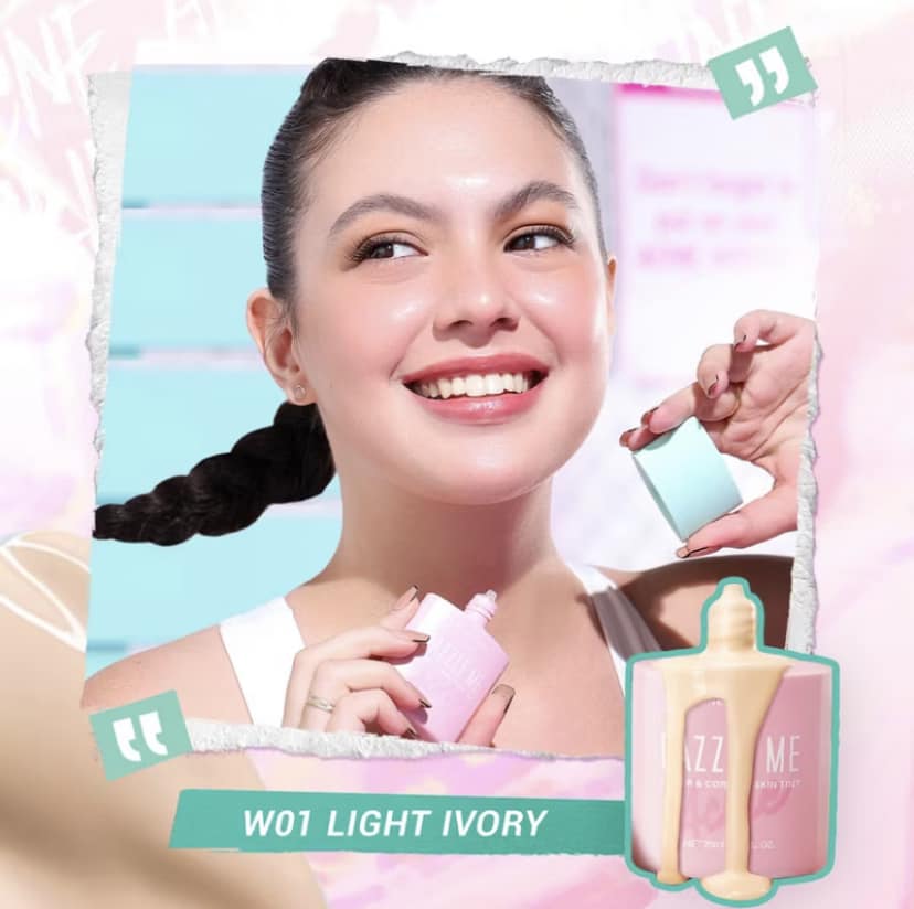 ACNE ARMOR DAZZLE ME COVER & CORRECT SKIN TINT 25ml SPF35 PA++ W01 Light Ivory-Debsline.co