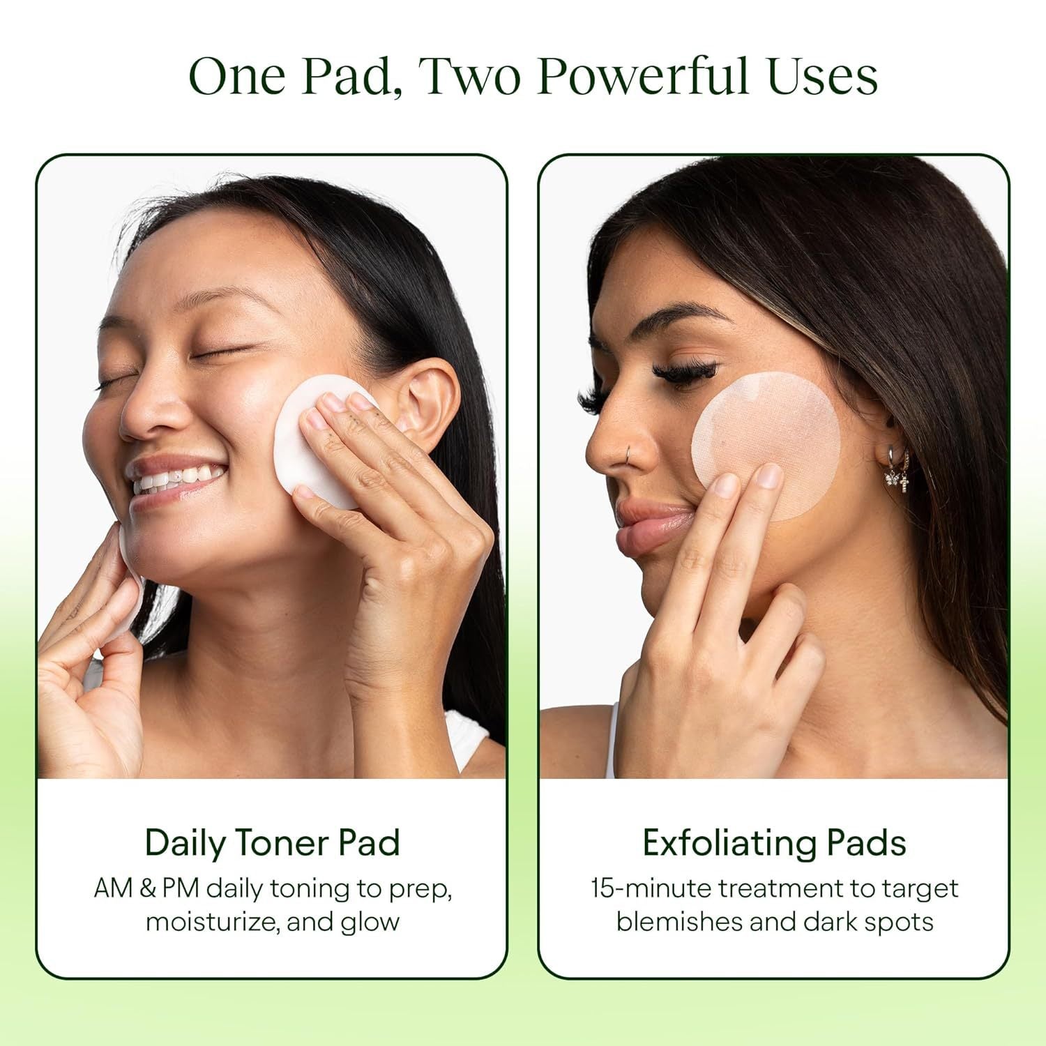 Freckle-removing and cleansing cotton pads