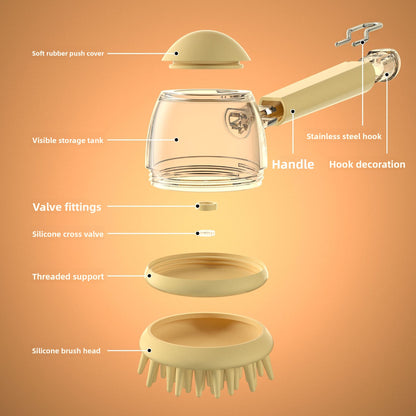 Silicone Pet Bath and Massage Brush