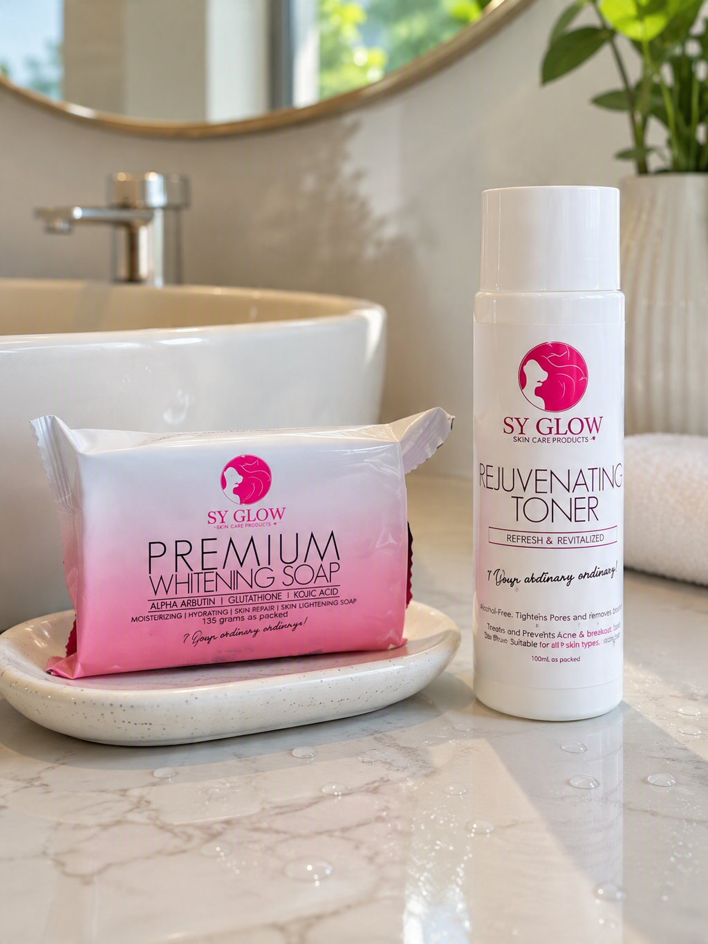 Sy Glow Rejuvenating Set Strahlende Haut Für weißere und rosigere Haut
