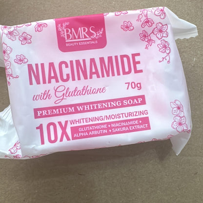 BMRS Niacinamide with Glutathione Brightening Soap 70g debsline.co