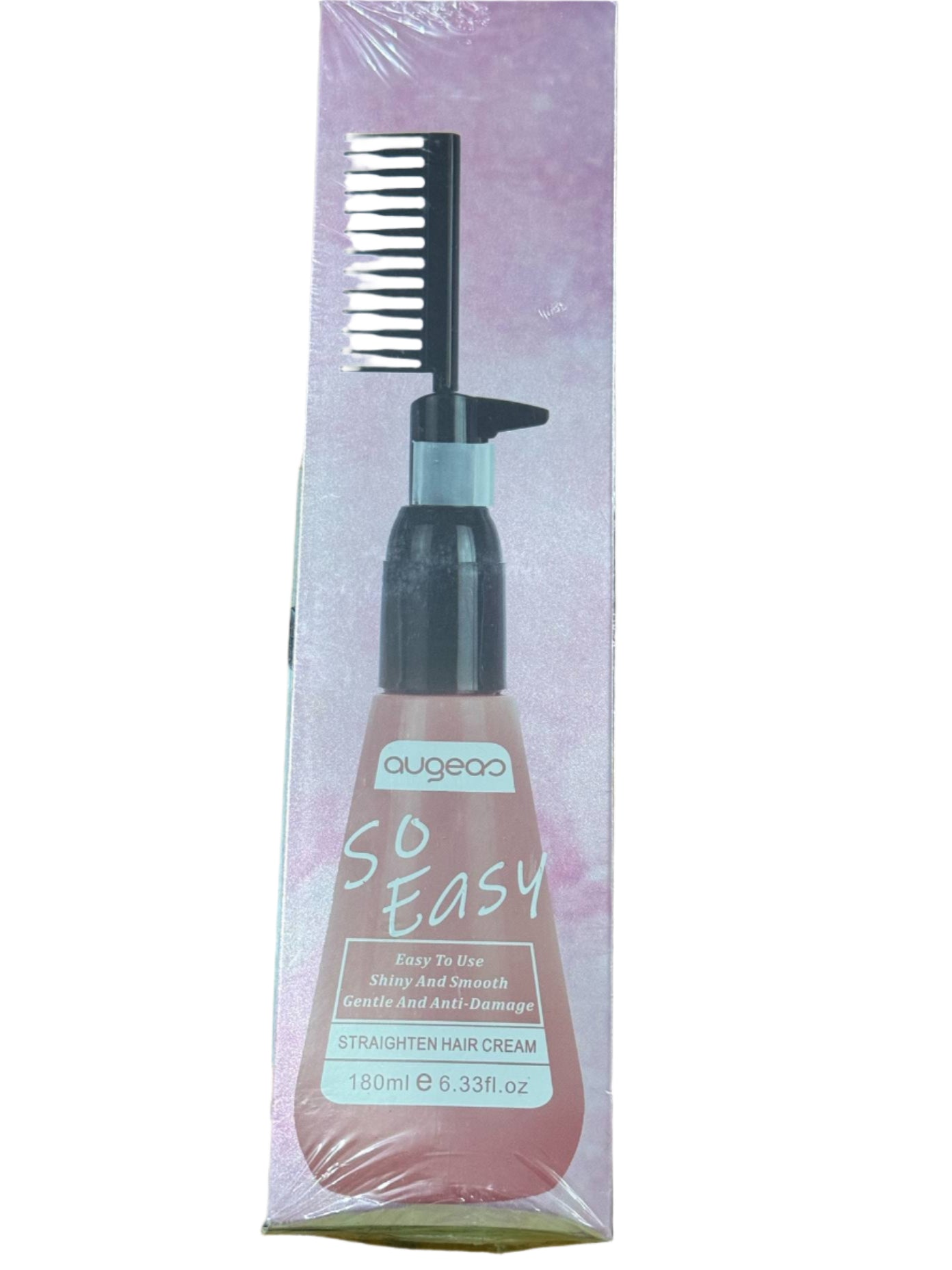 AUGEAS STRAIGHTEN HAIR CREAM SO EASY HAIR CREAM TO USE GENTLE AND AITI-DAMAGE SHINY AND SMOOTH 180ML-Debsline.co