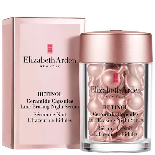 Elizabeth Arden Retinol Ceramide Capsules packaging on a white background