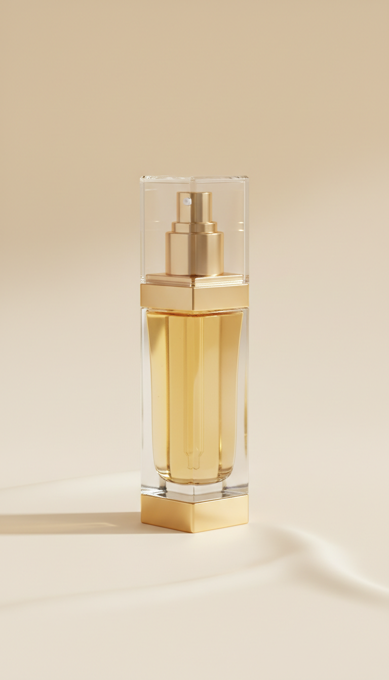 Radiant gold serum with botanical extracts