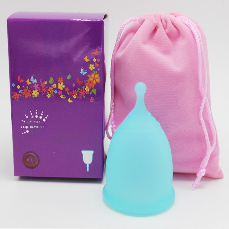 Reusable silicone menstrual cups