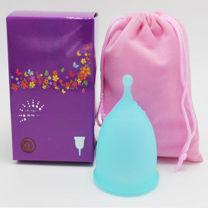Reusable silicone menstrual cups
