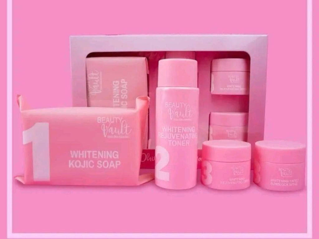 Beauty Vault Glass Skin Essentials Premium Rejuvenating Set - Moisturizing Anti-Aging Acne Care Kit with Niacinamide & Salicylic Acid 250ml