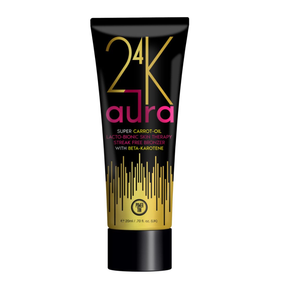 Power Tan 24K Aura Bronzing Sunbed Tanning Lotion-0