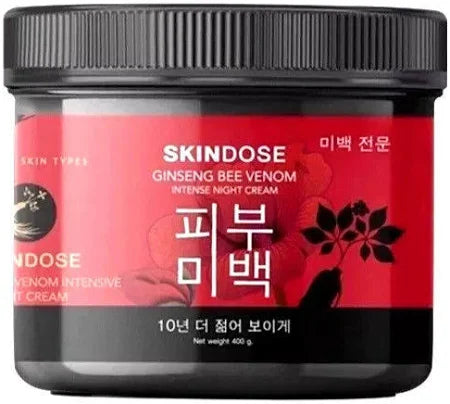 SKINDOSE Ginseng Bee Venom Intense Night Cream 400g-Debslineco