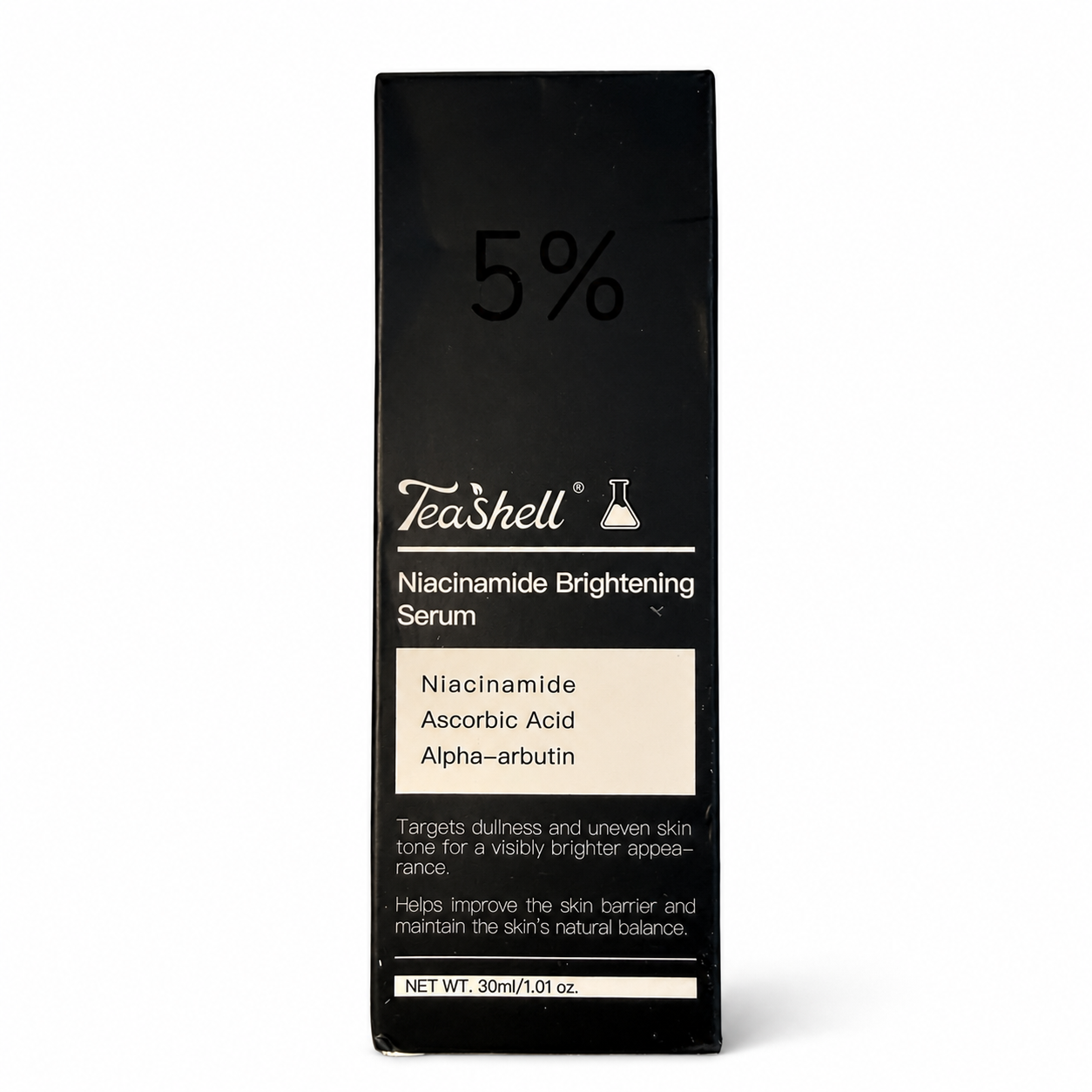 TeaShell Niacinamide Serum 5% box front